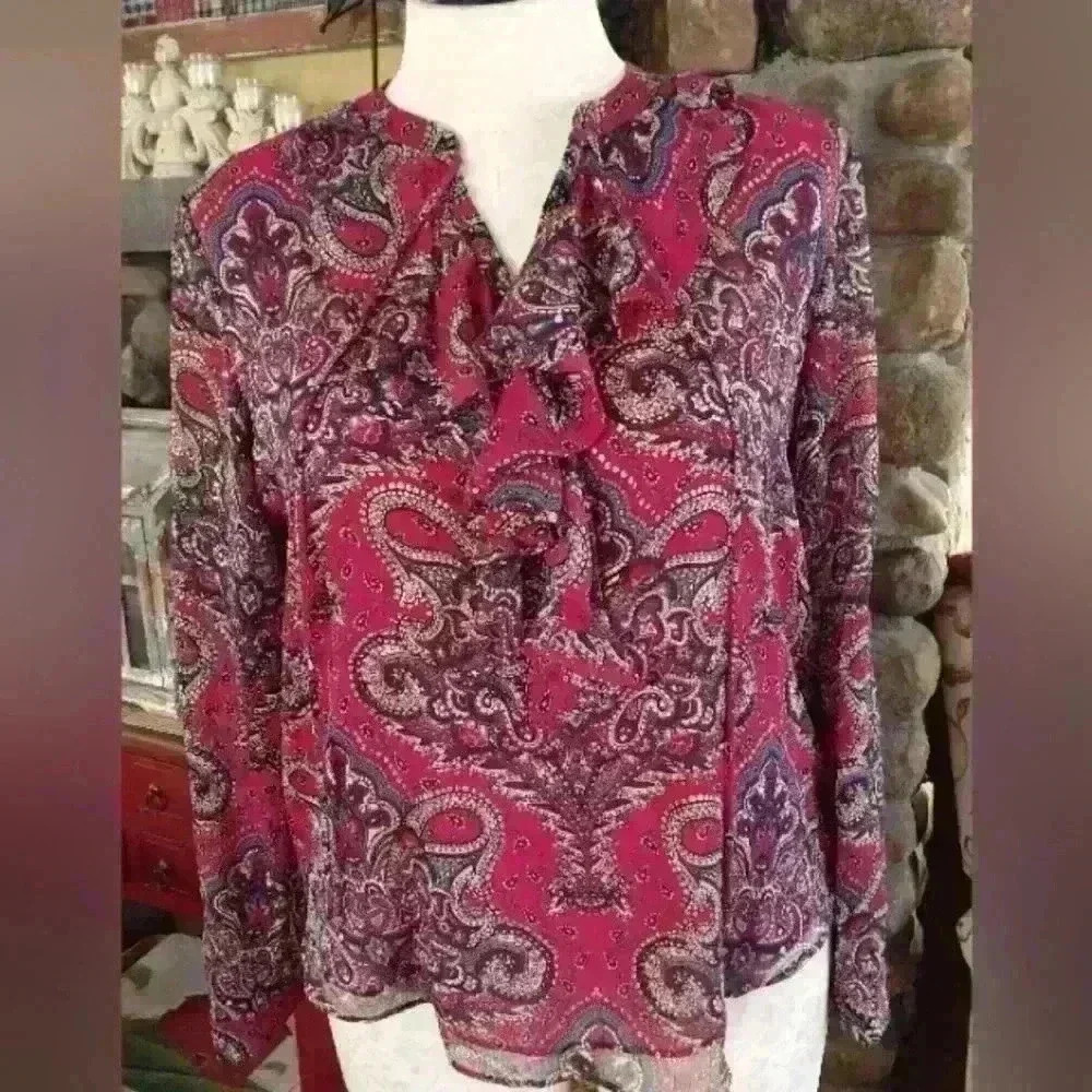 Tommy Hilfiger Long Sleeve Top Size XL